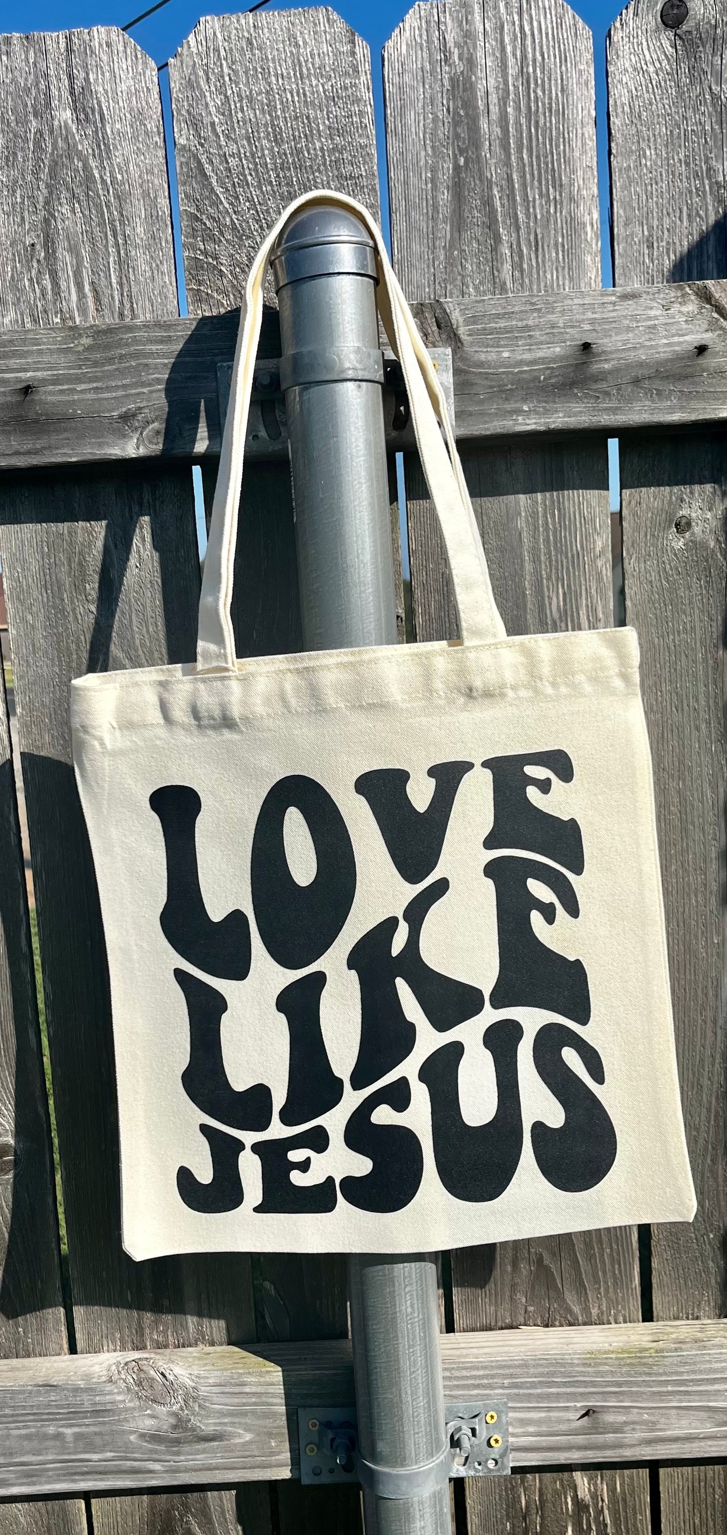 Love Like Jesus Christian Tote Bag