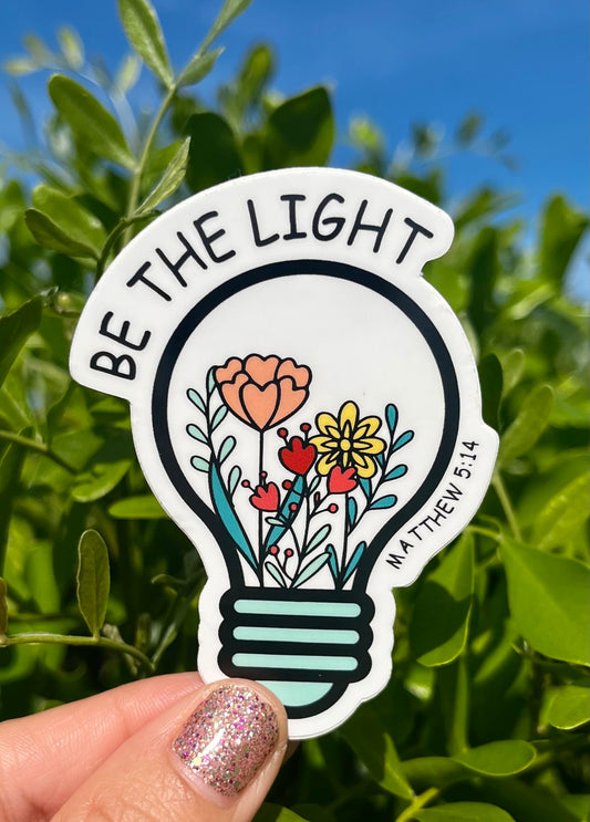 Be the Light Matthew 5:15 Sticker