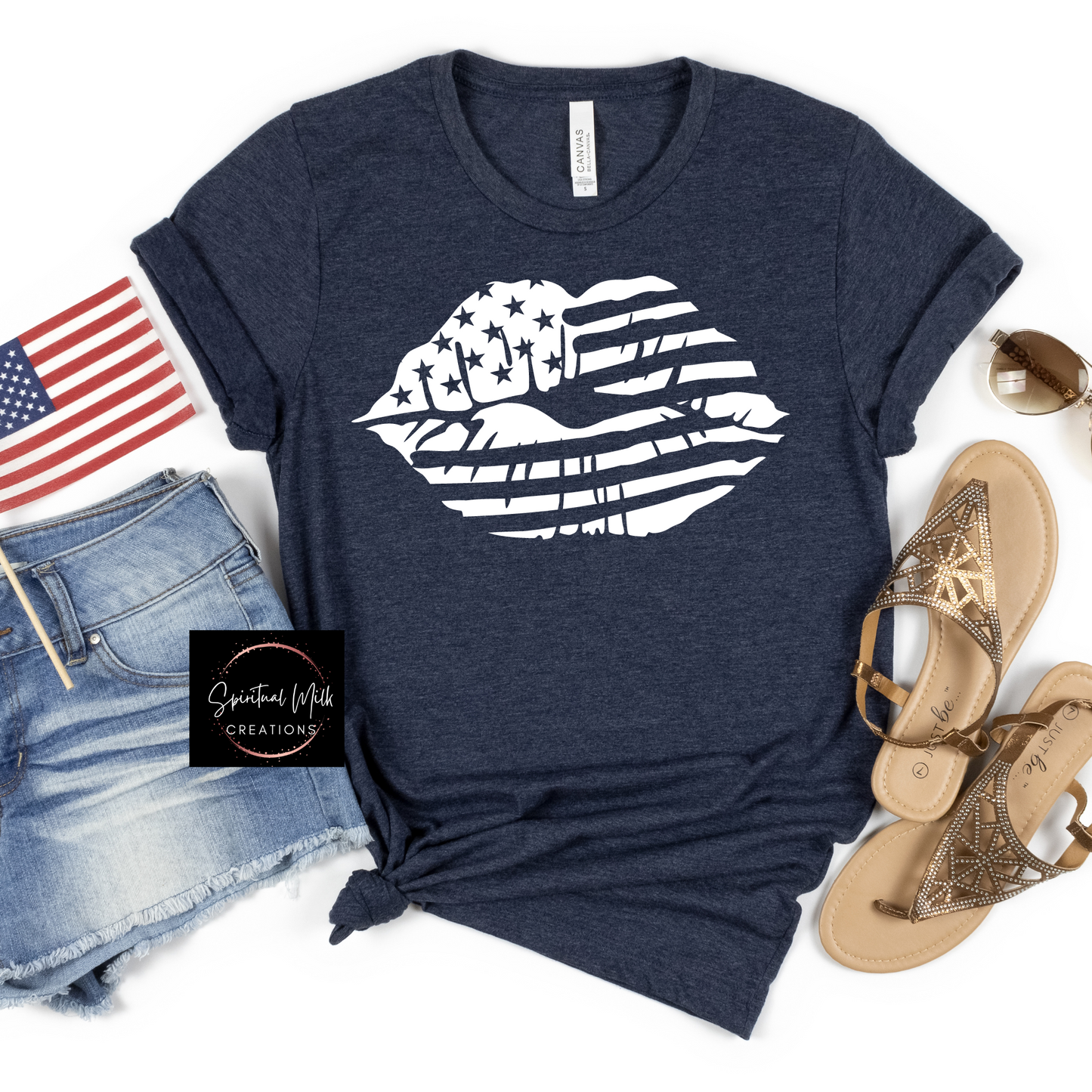 American Lips Fourth of July T-Shirt