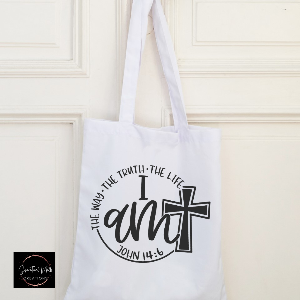 I Am The Way The Truth And The Life John 14:6 Christian Tote Bag