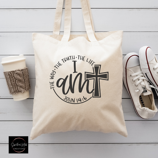 I Am The Way The Truth And The Life John 14:6 Christian Tote Bag