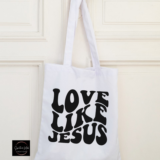 Love Like Jesus Christian Tote Bag